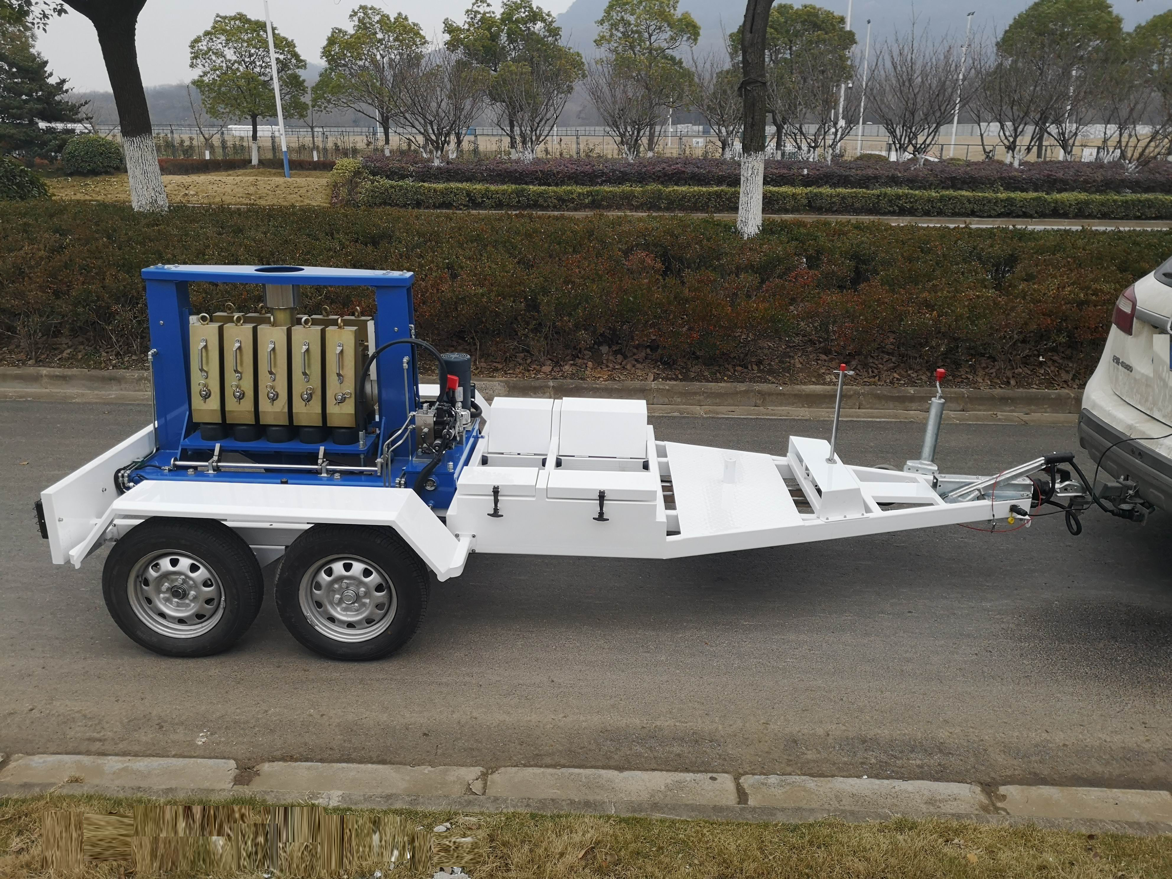 อุปกรณ์เอ็กซ์เรย์รางรถไฟแบบ Deflectometer น้ำหนักตกหนัก