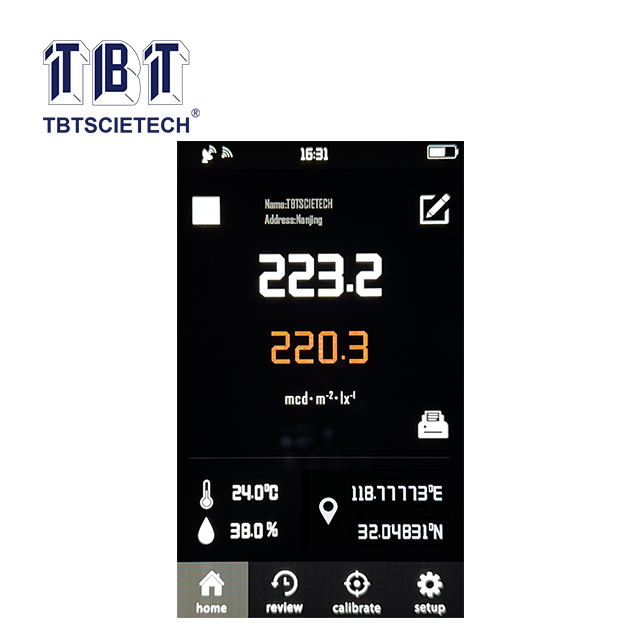 retreoreflectometer สำหรับเครื่องหมายถนน