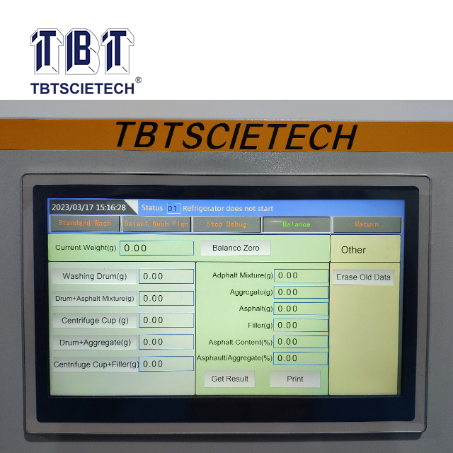 Asphalt Mix Analyzer (วิธีการทำความสะอาดอัลตราโซนิก)