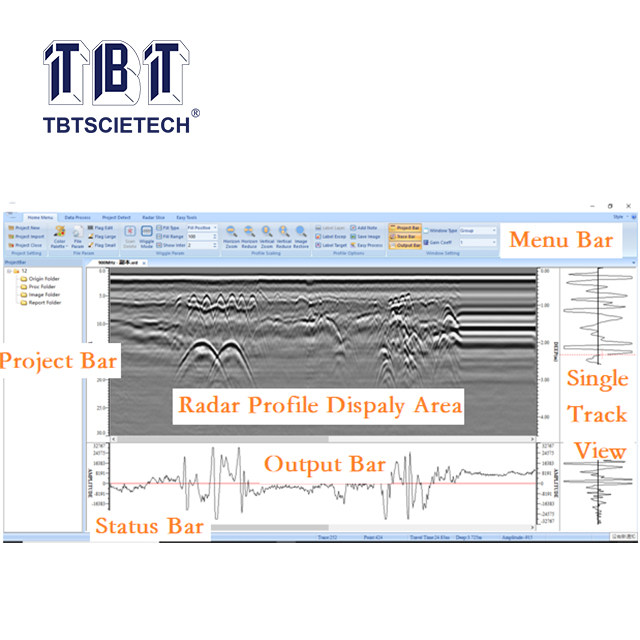 เรดาร์เจาะพื้นดิน (GPR)