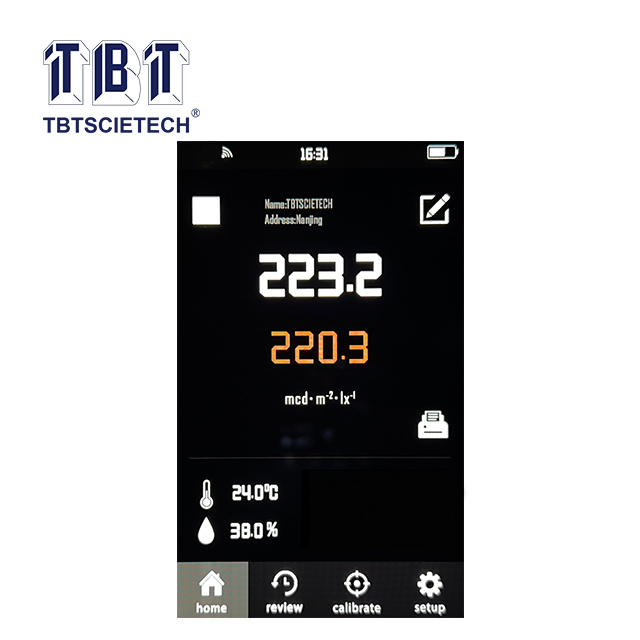 retoreflectometer สำหรับการทำเครื่องหมายถนน