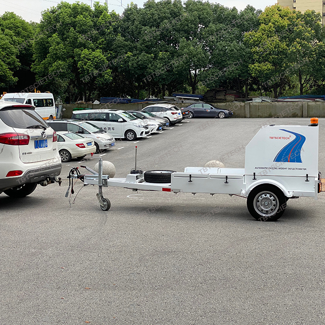 FWD Falling Weight Deflectometer ซ้อนทับสำหรับการวัด